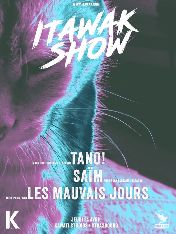 affiche de l'itawak show du 24 avril 2025